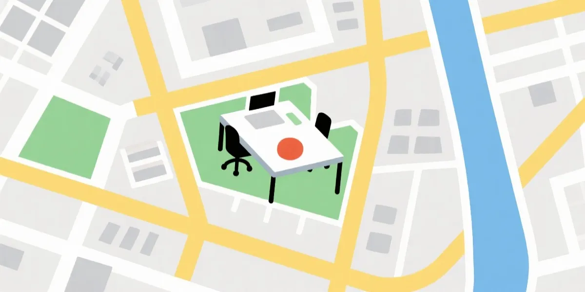 办公地点示意图